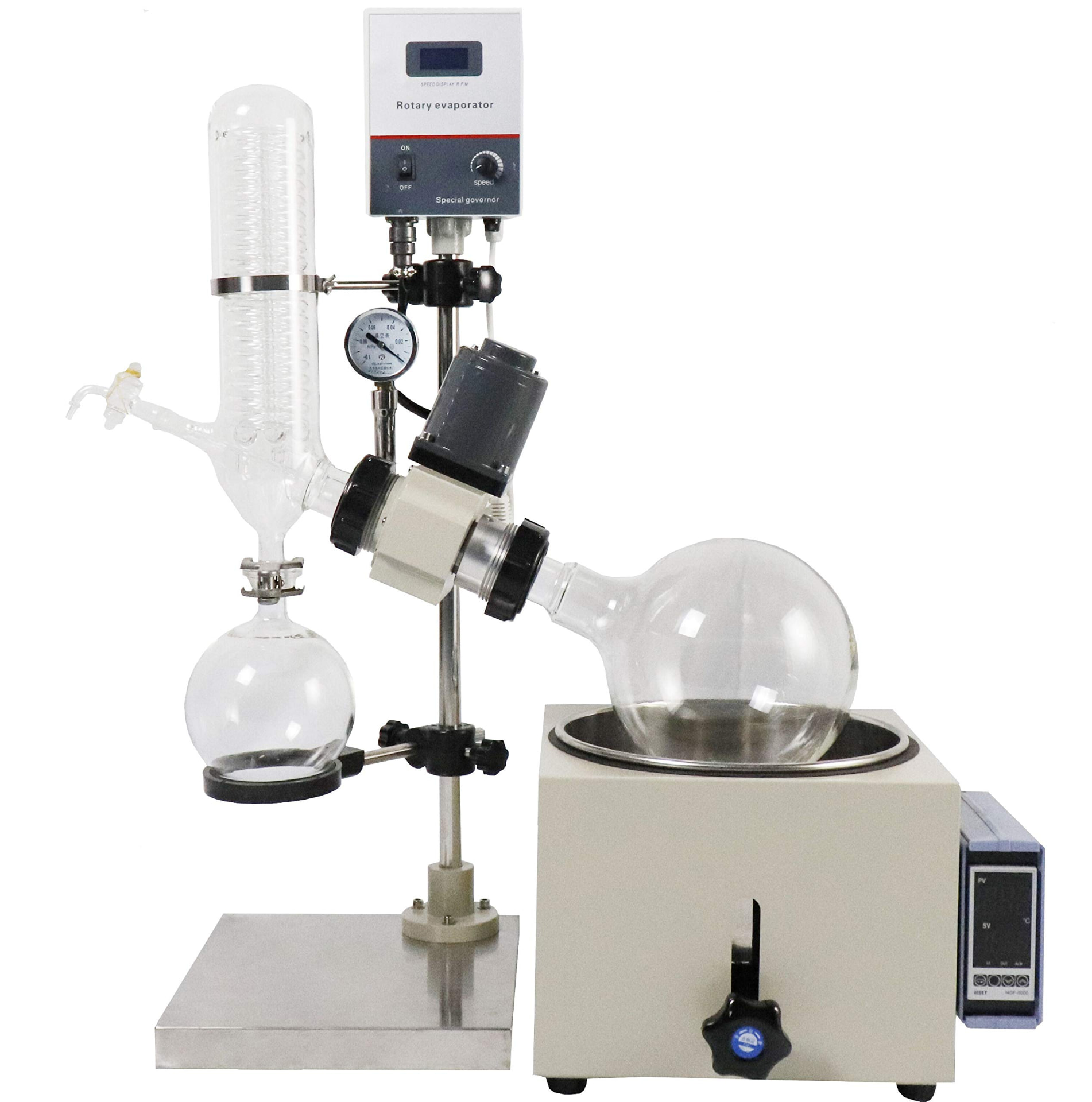 جهاز التبخير الدوّار (Rotary Evaporator) مع حمام مائي