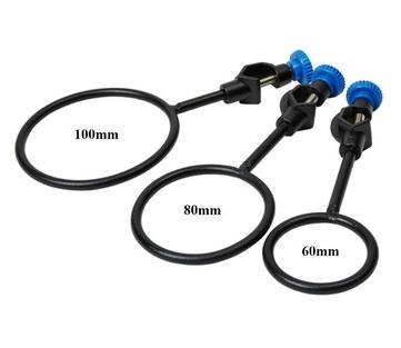 صورة حلقات تثبيت (رنج) للحامل المخبري بمقاسات 60/80/100 مم (Laboratory Support Ring Clamp Set 60mm 80mm 100mm) - واقف للتجارة صنعاء