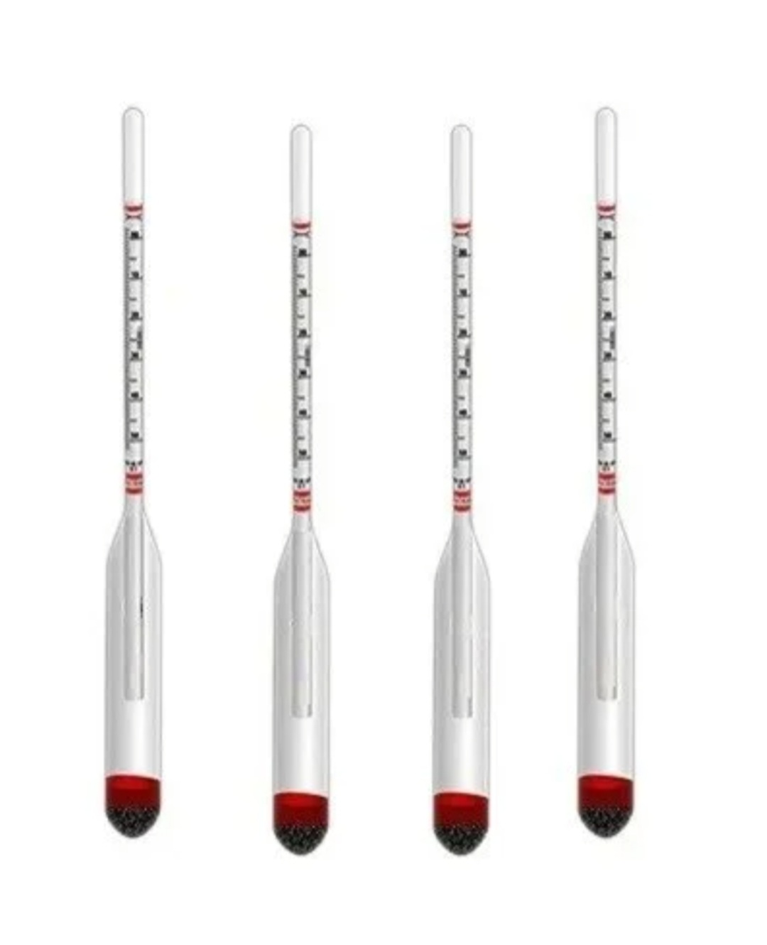 صورة طقم هيدروميتر لقياس الكثافة النوعية للسوائل (Hydrometer Set Specific Gravity Density Meter for Liquids) - واقف للتجارة صنعاء