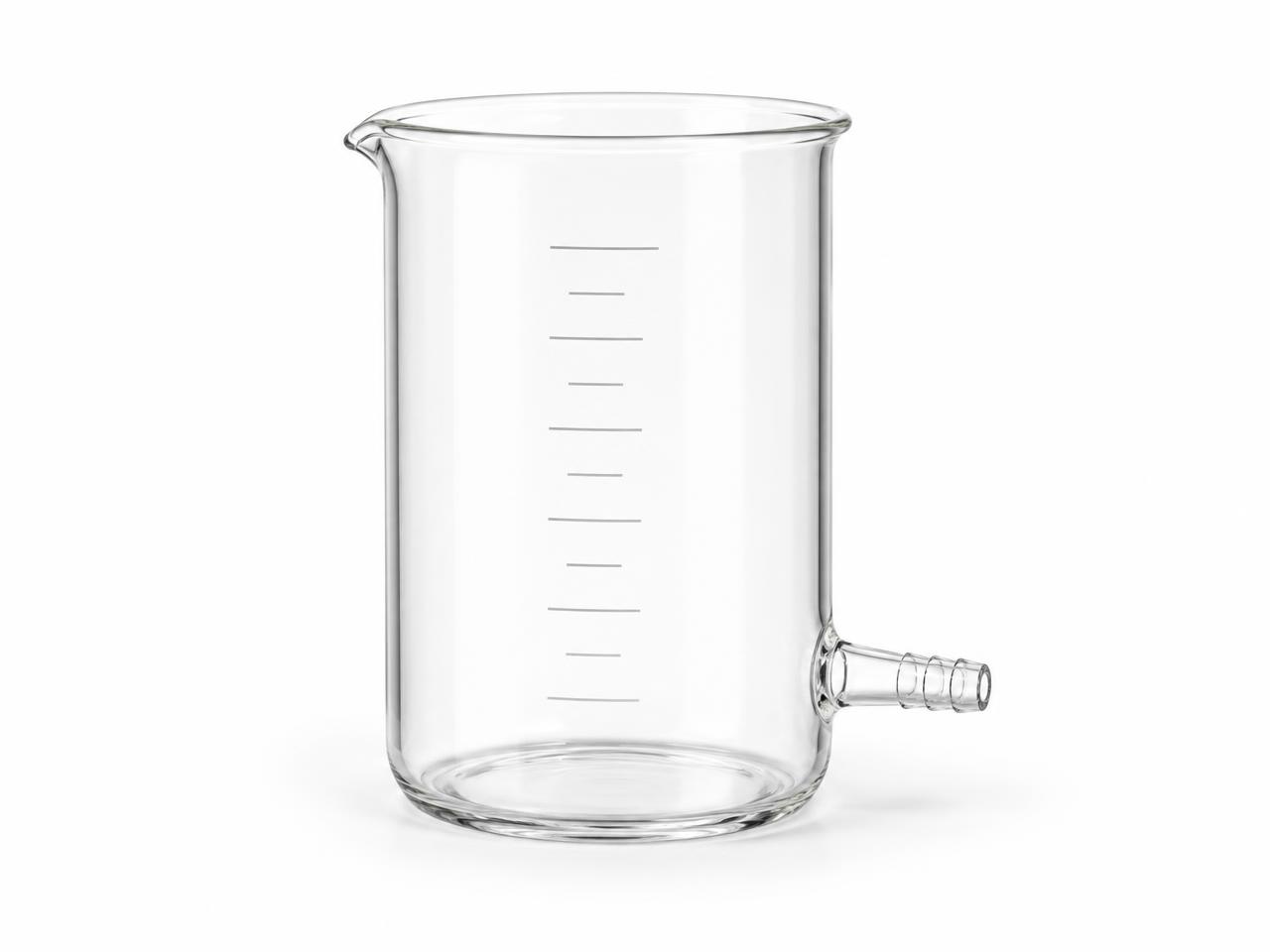 صورة بيكر زجاجي بفتحة جانبية 500 مل (Glass Beaker with Side Outlet 500 ml) - واقف للتجارة صنعاء صورة بيكر زجاجي بفتحة جانبية 500 مل (Glass Beaker with Side Outlet 500 ml) - واقف للتجارة صنعاء