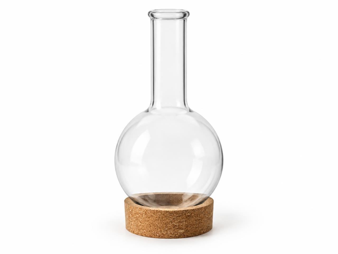 صورة دورق كروي بدون قاعدة 50 مل (Round Bottom Flask 50 ml) - واقف للتجارة صنعاء صورة دورق كروي بدون قاعدة 50 مل (Round Bottom Flask 50 ml) - واقف للتجارة صنعاء