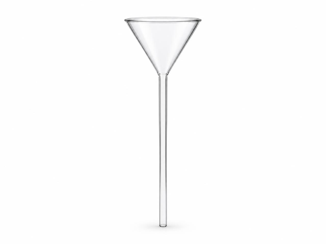 صورة قمع زجاجي ساق طويل 60 مل (Long Stem Glass Funnel 60 ml) - واقف للتجارة صنعاء صورة قمع زجاجي ساق طويل 60 مل (Long Stem Glass Funnel 60 ml) - واقف للتجارة صنعاء