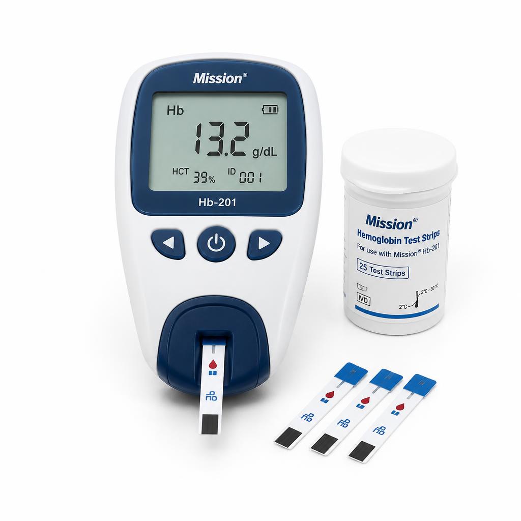 صورة جهاز قياس الهيموجلوبين المحمول (Portable Hemoglobin Meter Analyzer with Test Strips) - واقف للتجارة صنعاء صورة جهاز قياس الهيموجلوبين المحمول (Portable Hemoglobin Meter Analyzer with Test Strips) - واقف للتجارة صنعاء