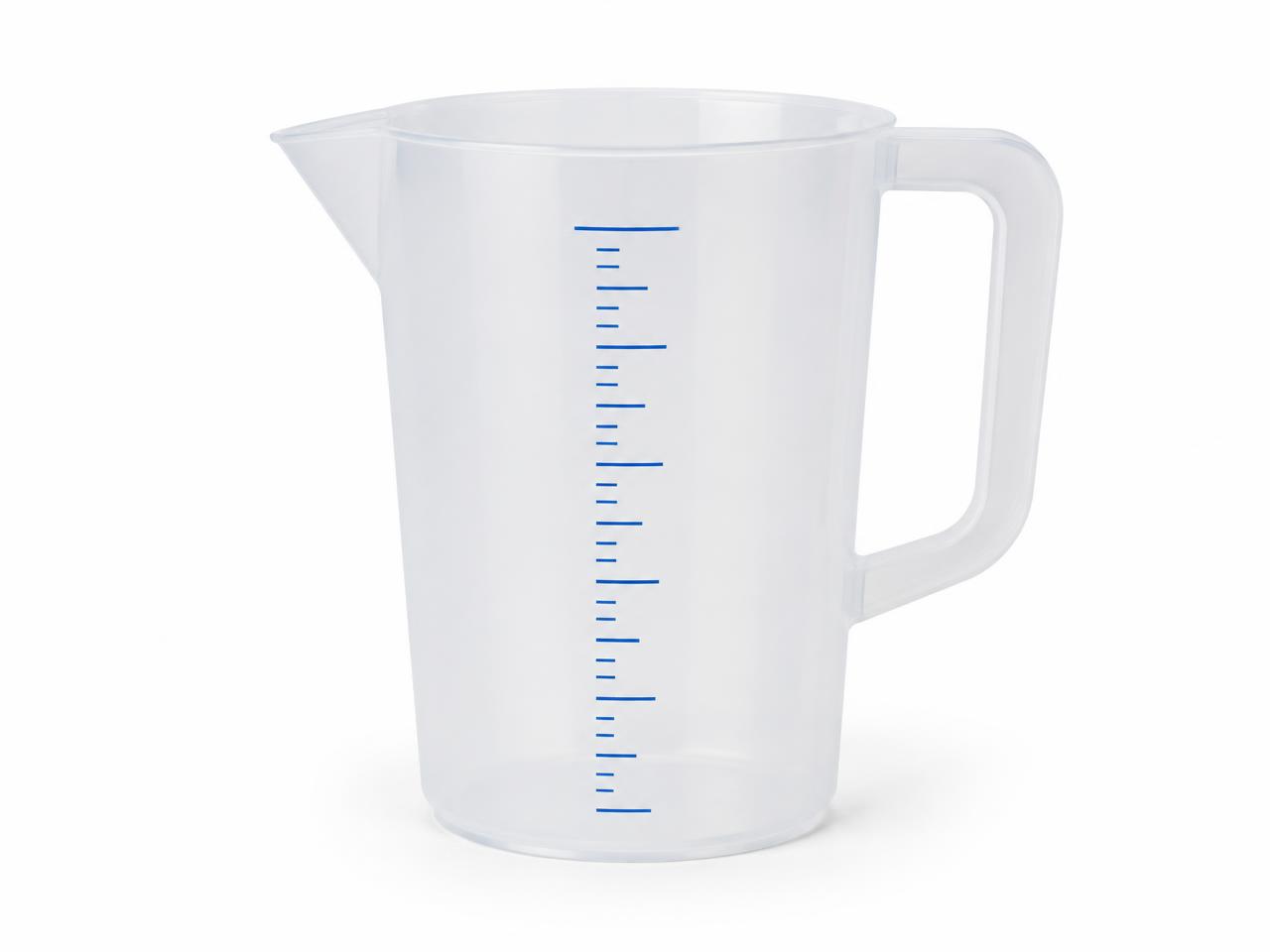 صورة جك بلاستيك مدرج بيد 100 مل (Plastic Measuring Jug with Handle 100 ml) - واقف للتجارة صنعاء صورة جك بلاستيك مدرج بيد 100 مل (Plastic Measuring Jug with Handle 100 ml) - واقف للتجارة صنعاء