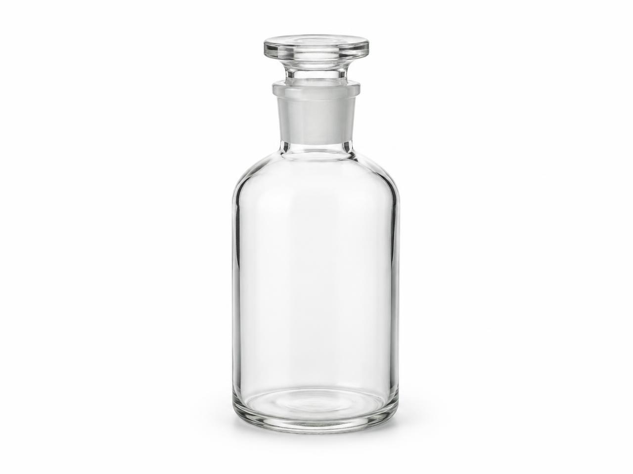 صورة زجاجة محاليل شفافة فم ضيق 60 مل (Clear Narrow Mouth Reagent Bottle 60 ml) - واقف للتجارة صنعاء صورة زجاجة محاليل شفافة فم ضيق 60 مل (Clear Narrow Mouth Reagent Bottle 60 ml) - واقف للتجارة صنعاء